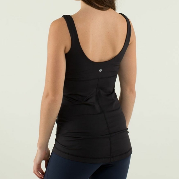 LULULEMON Aria Tank II Luxtreme Black Size 2 - Picture 3 of 9